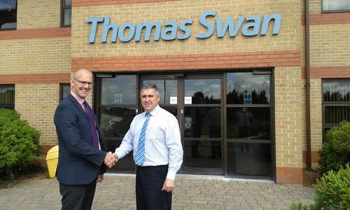 WHITTLE JONES WELCOMES THOMAS SWAN TO CONSETT'S NUMBER ONE INDUSTRIAL ESTATE